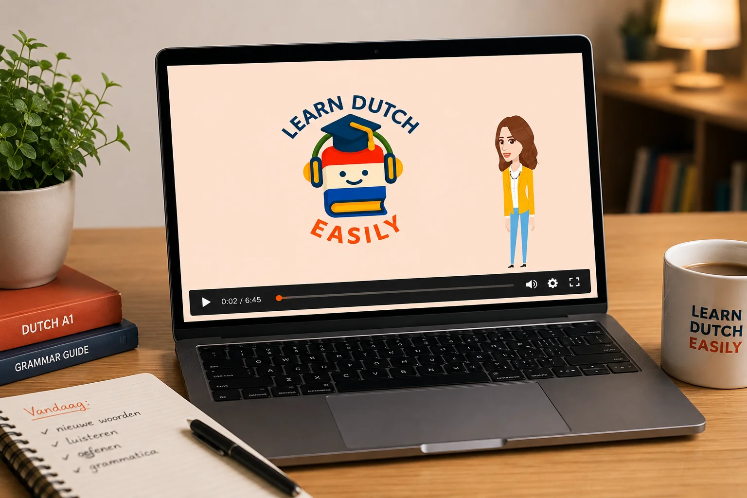 Learn Dutch at your own pace
